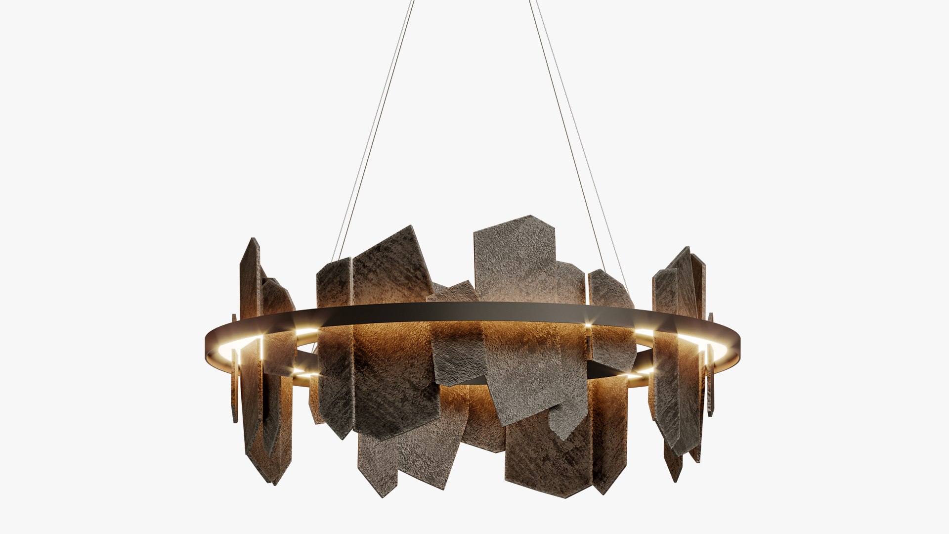 3D Ardesia Circular LED Pendant Light - TurboSquid 2328450