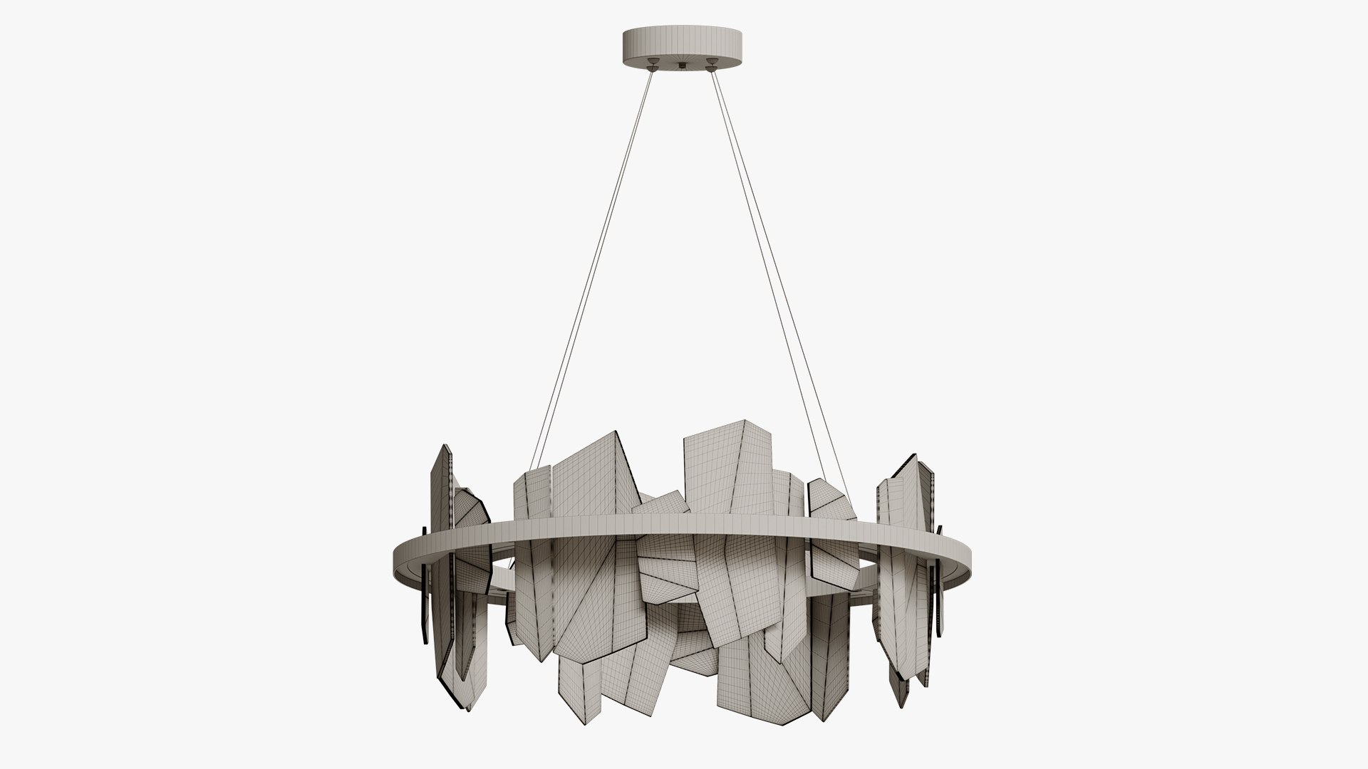 3D Ardesia Circular LED Pendant Light - TurboSquid 2328450