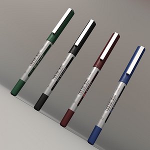 uni-ball roller pen 3D model