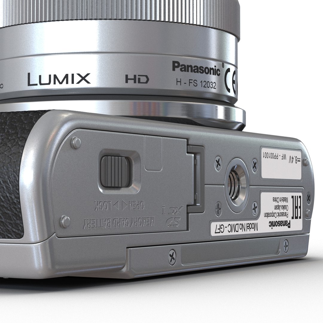 3d model of panasonic lumix dmc-gf7