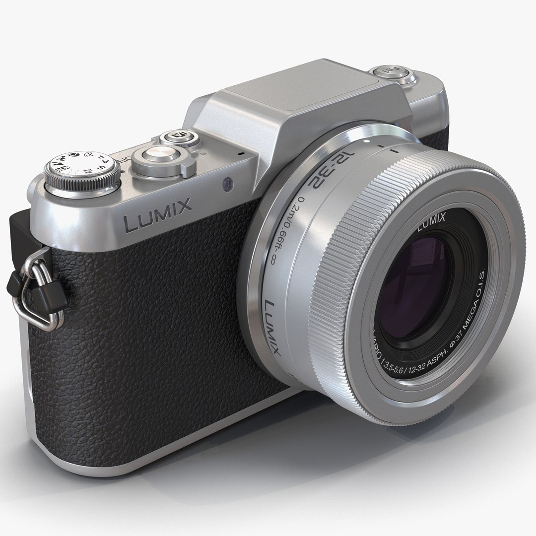 Panasonic Lumix DMC-GF7 3D Model 3D model preview