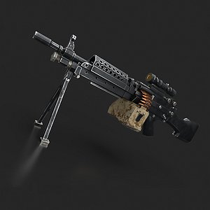 M249 machine gun