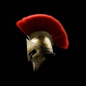 3D Spartan Helmet model