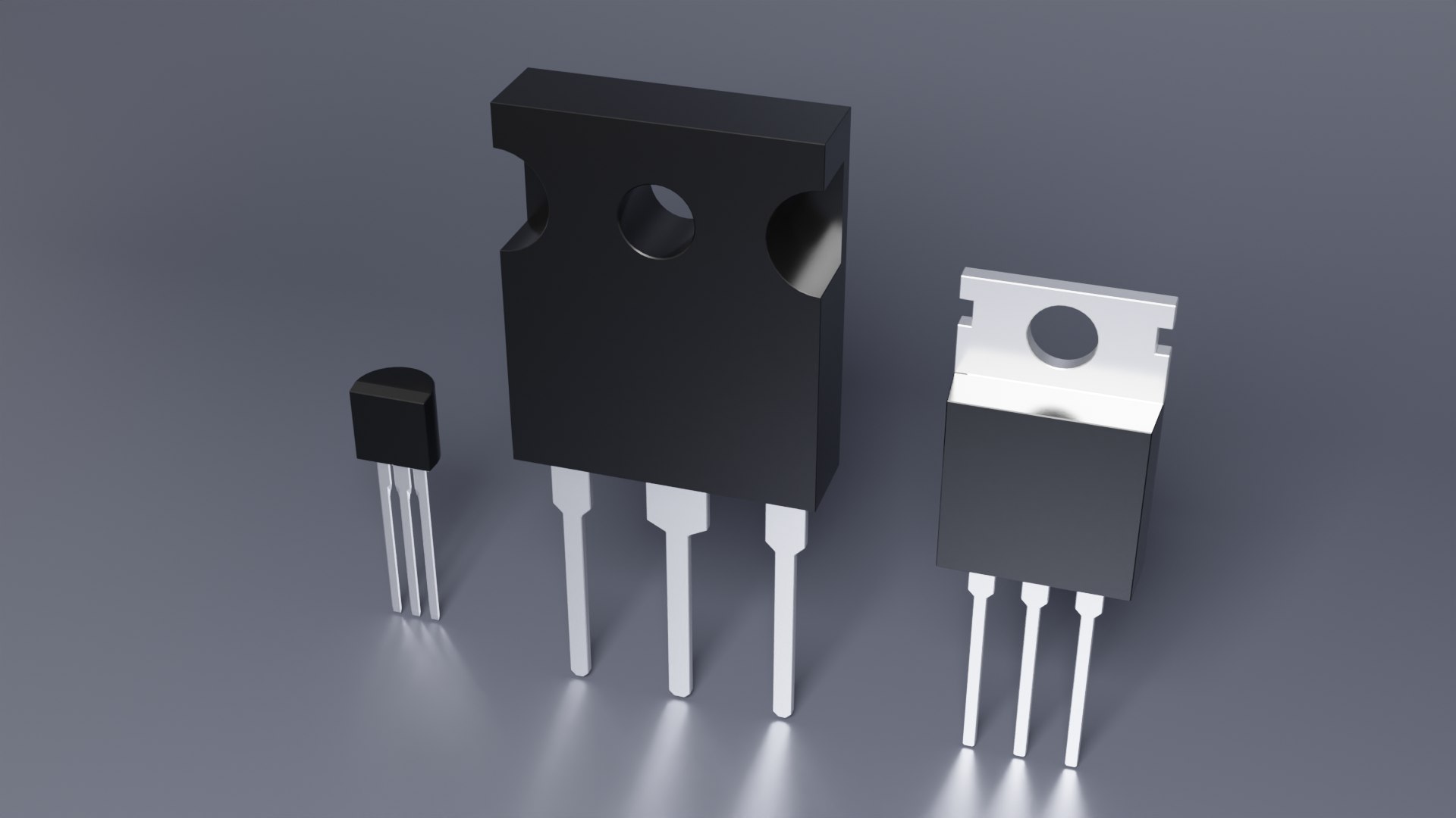modelo 3d Conjunto de transitores 01 - TurboSquid 2313915