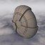 C4D Sci-Fi Spaceship A 002 Untextured