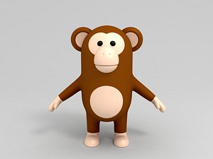 3D monkey character