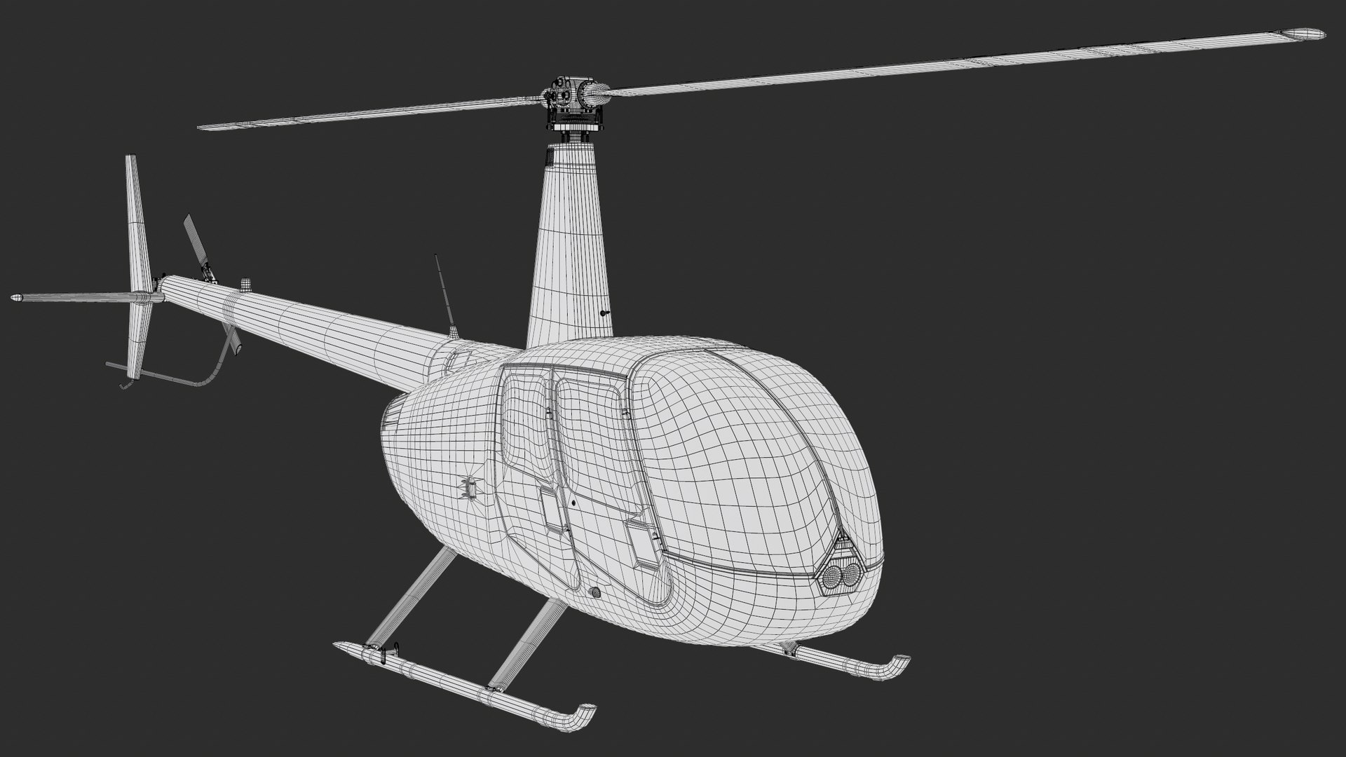 Helicopter Robinson R44 Black PBR 3D model https://p.turbosquid.com/ts-thumb/Jd/AcvpEe/PM/screenshot208_wire/png/1781370848/1920x1080/fit_q87/3c435256489e3567d1fa9acaa4e70e0e700473a5/screenshot208_wire.jpg
