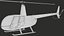 Hélicoptère Robinson R44 Peau noire PBR