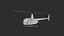 Hélicoptère Robinson R44 Peau noire PBR