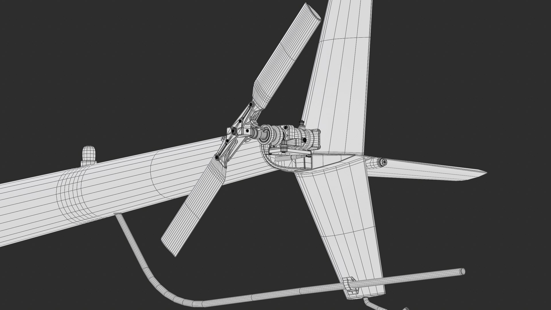 Helicopter Robinson R44 Black PBR 3D model https://p.turbosquid.com/ts-thumb/Jd/AcvpEe/wC/screenshot222_wire/png/1781370857/1920x1080/fit_q87/fdcc47b9ae9414289dae9a8cd61632b92b707aba/screenshot222_wire.jpg