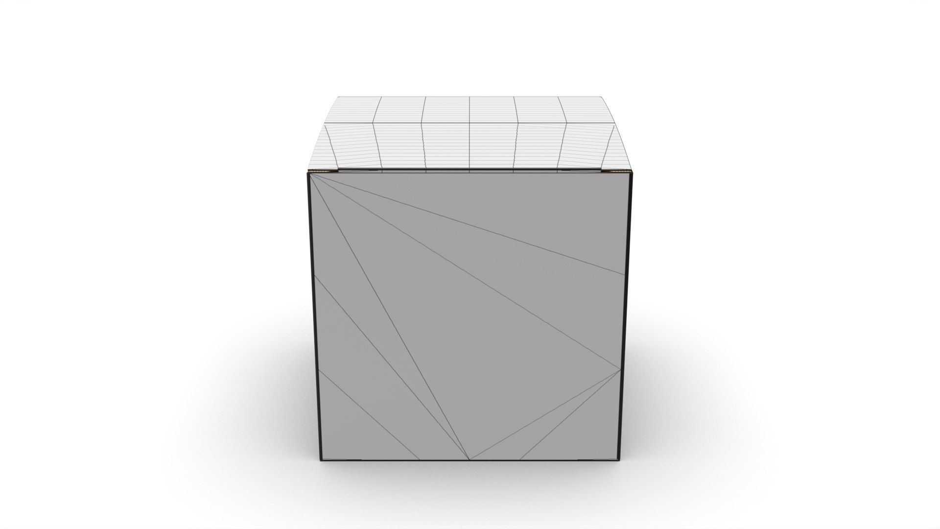 Packaging Box Cube 80x80x80mm DIE-CUT INCLUDE IN FILES 3D Model ...