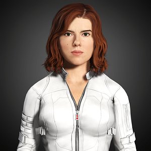 Black Widow Character 3D model