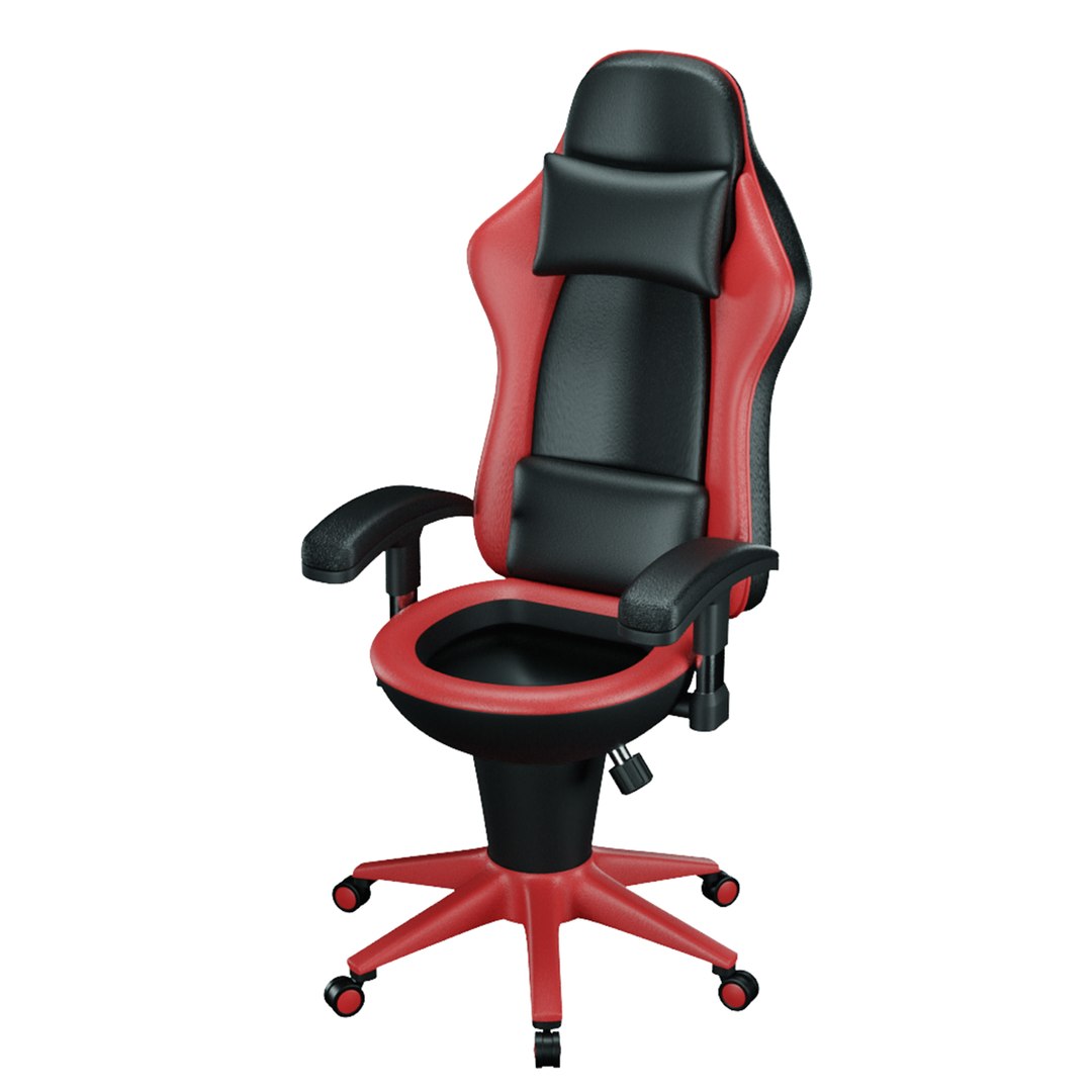 Toilet gamer online chair