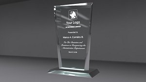Cristo award glass