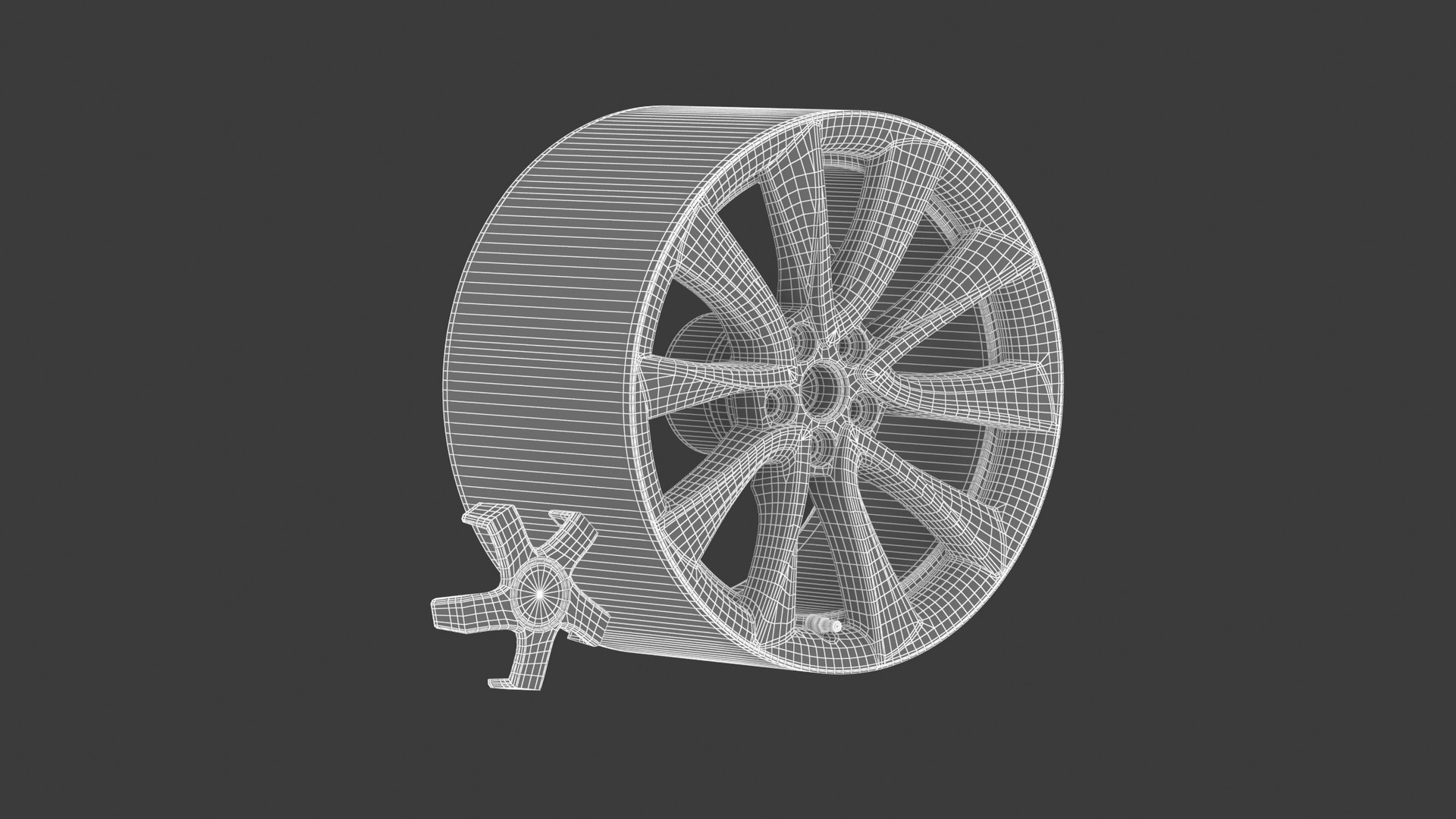 3D Tesla Car Rim 02 - TurboSquid 2114590