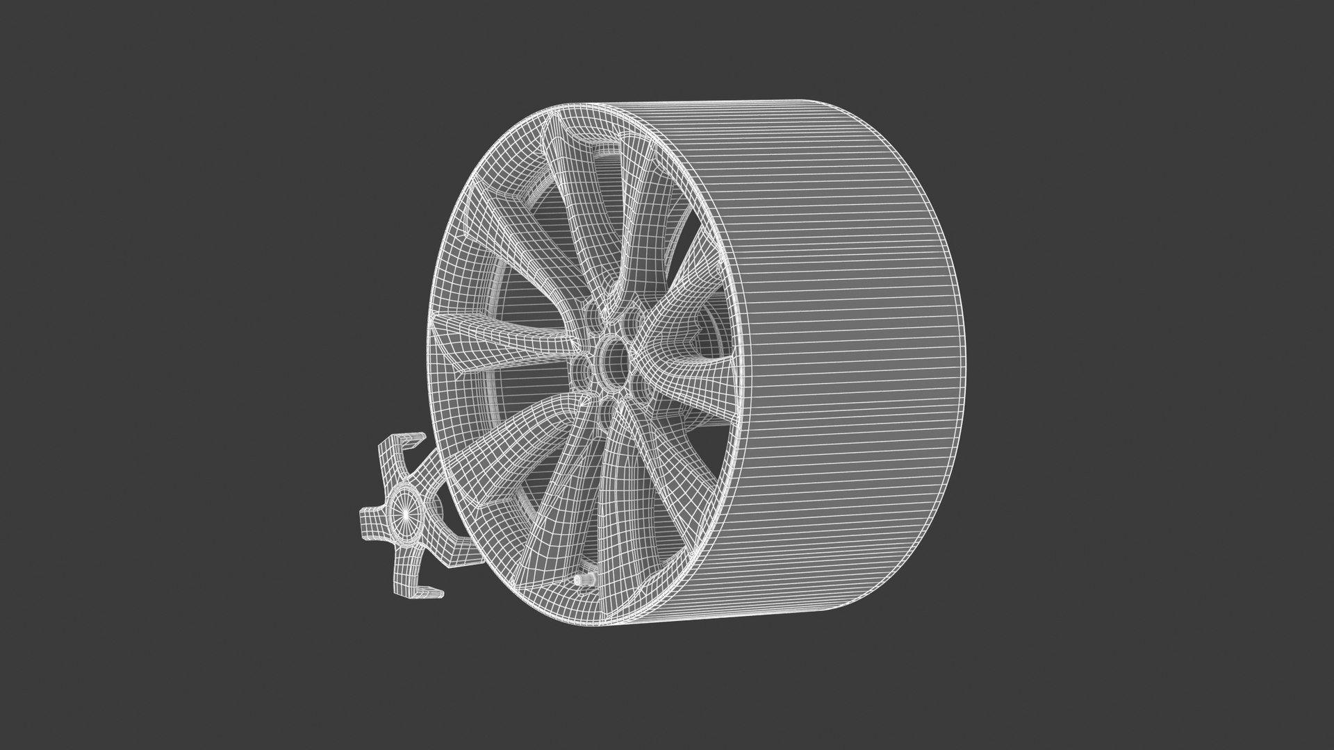 3D Tesla Car Rim 02 - TurboSquid 2114590