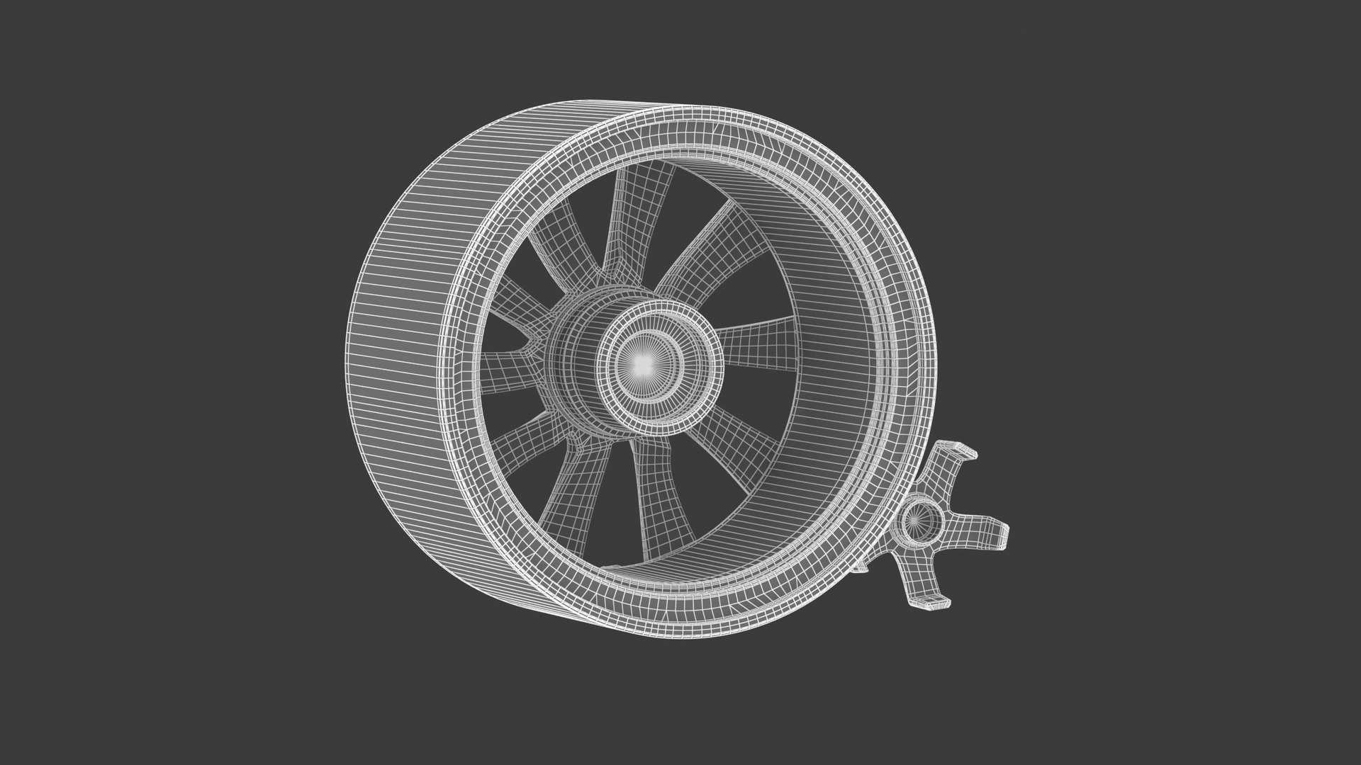 3D Tesla Car Rim 02 - TurboSquid 2114590