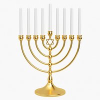 Hanukkah menorah v3
