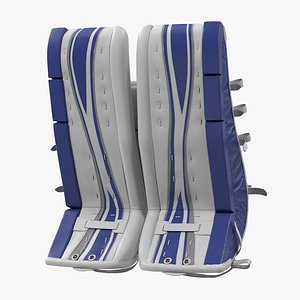 3d 3ds hockey goalie leg pads