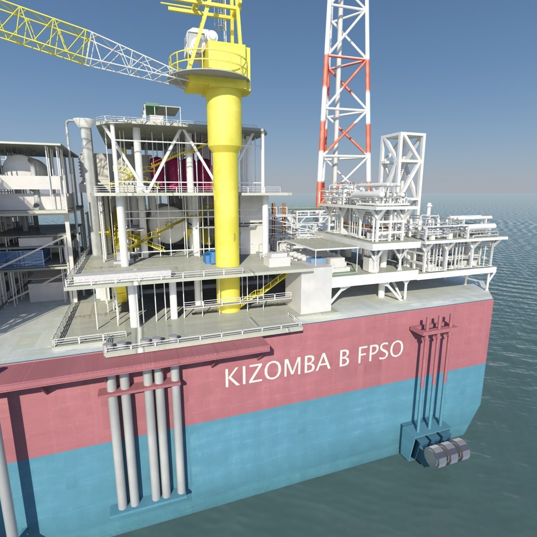 Factory Ship Fpso 3d Model