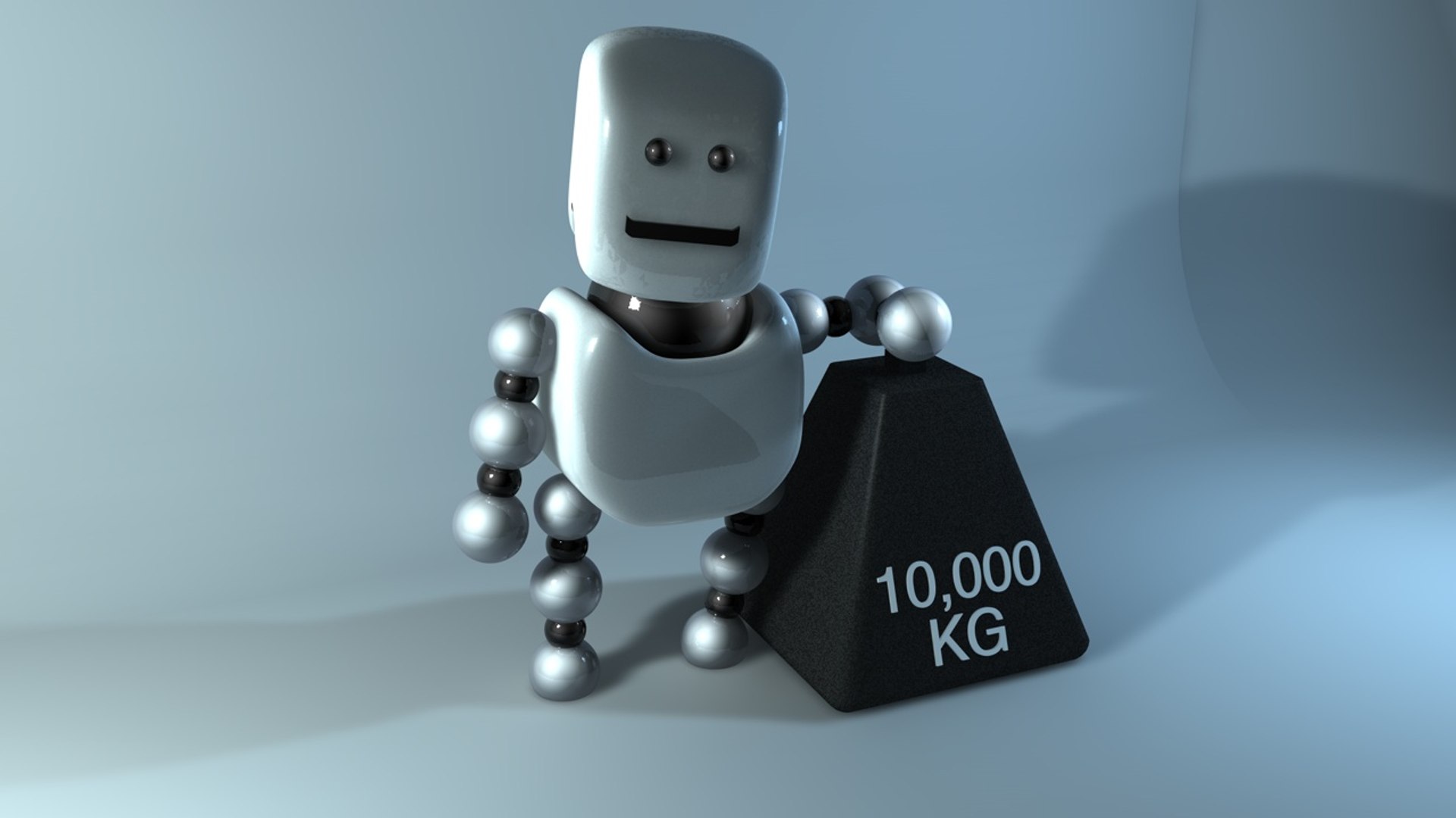 Mascot Android Robot 2011 Retrobot Classic Blue Version Technology