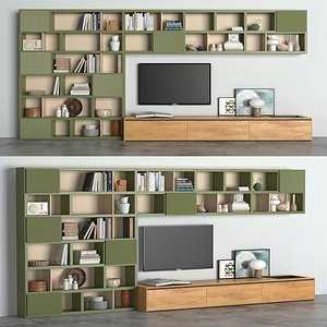 tv books 3D model