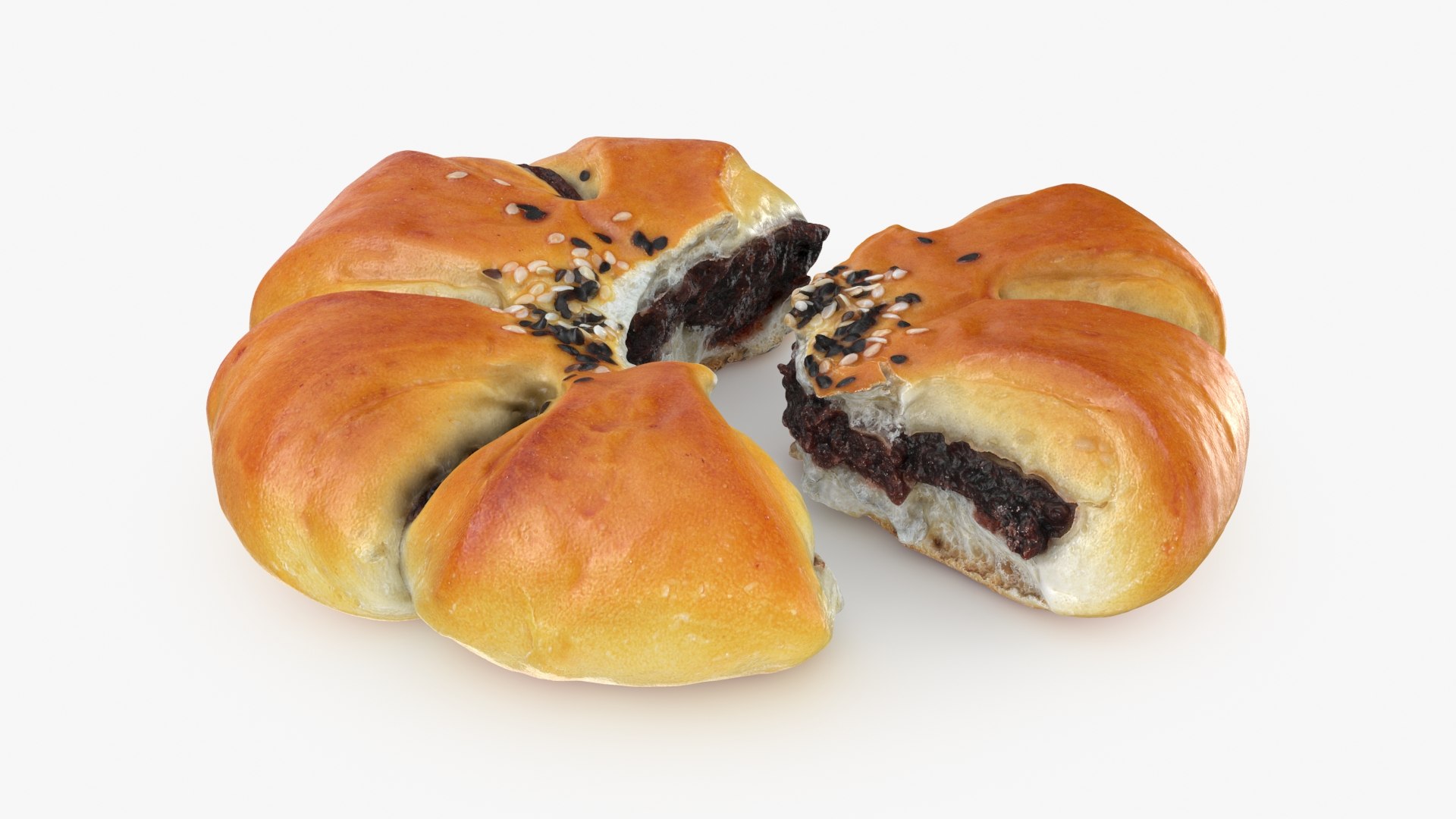 3D Red Bean Buns https://p.turbosquid.com/ts-thumb/Jd/QqOypT/oP/redbeanbuncut01_b0010/jpg/1701099249/1920x1080/fit_q87/63accb73e740f11846068d16143d045c03f7348e/redbeanbuncut01_b0010.jpg