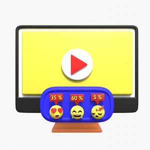 Movie Reaction 3D model