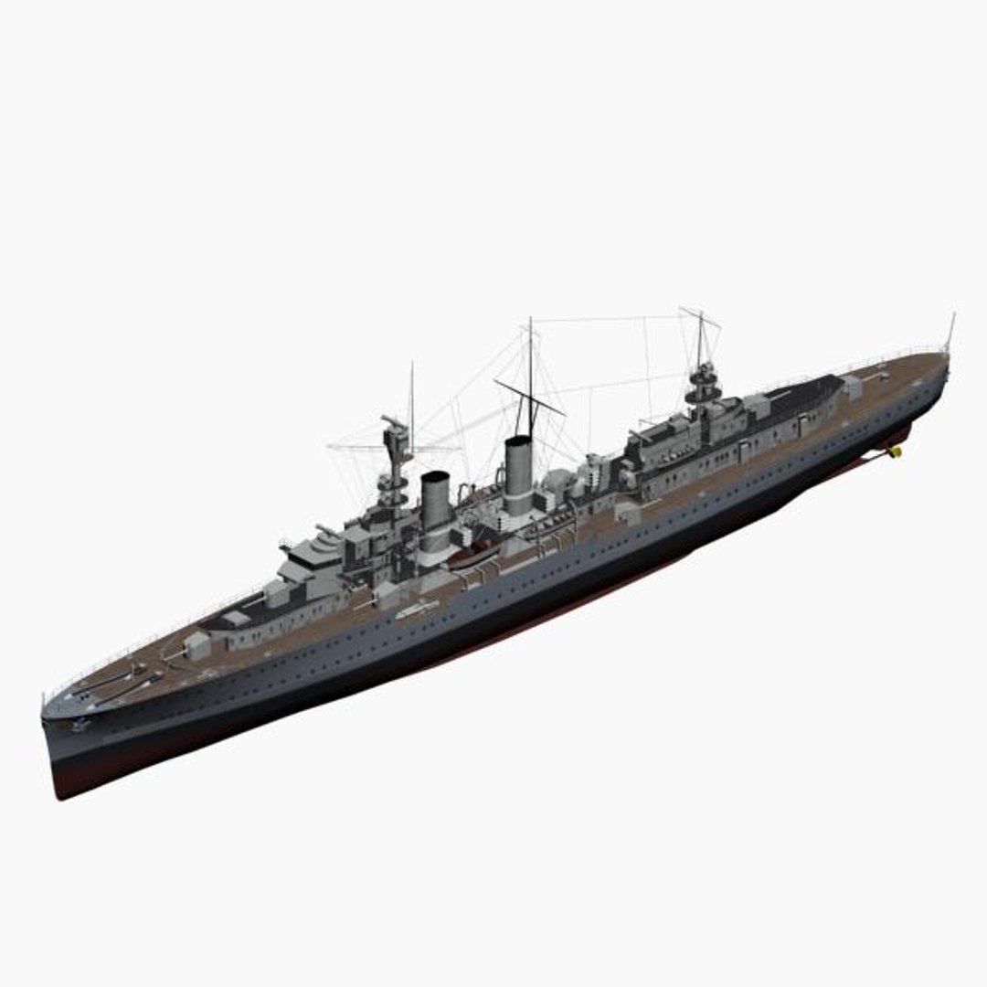 light cruiser emden ww2 german 3d max