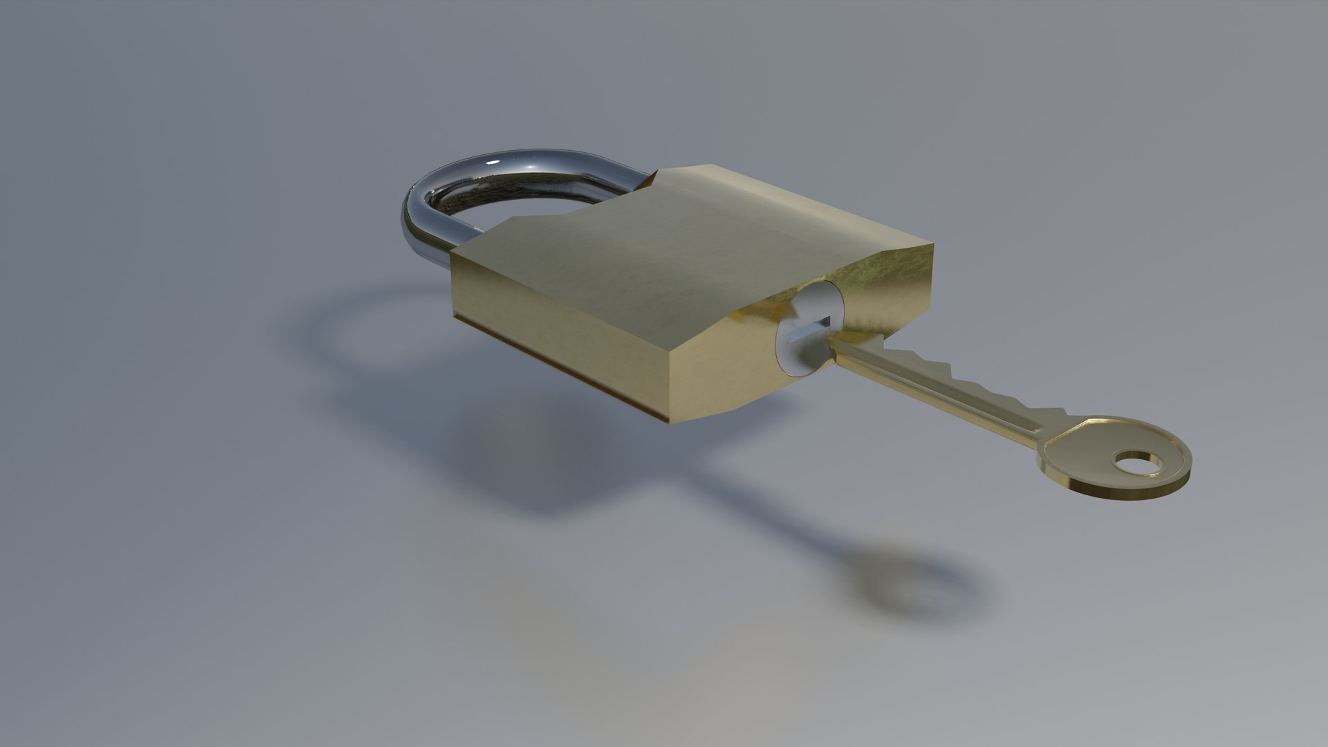 Padlock lock 3D model - TurboSquid 1579806