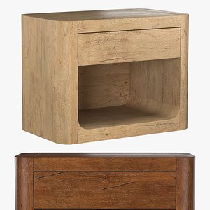OSLO OPEN NIGHTSTAND 3D model