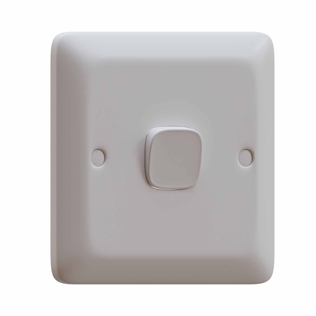 09 - Single Button Switch 3D Model - TurboSquid 2131539