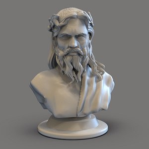 Zeus Bust 3D model