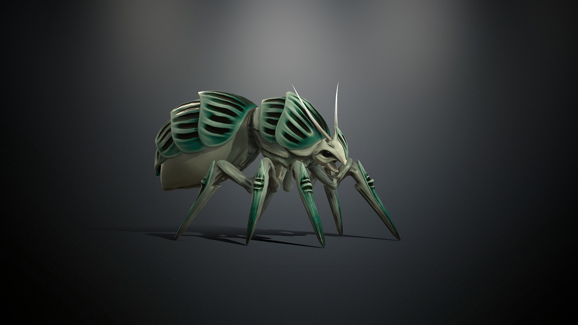 3D Pathfinder Bug Creature model https://p.turbosquid.com/ts-thumb/Jd/mrfNPn/8g/screenshot006/png/1695049715/1920x1080/fit_q87/824d86fbe914867d6eaeb03b162dc5d70810f944/screenshot006.jpg