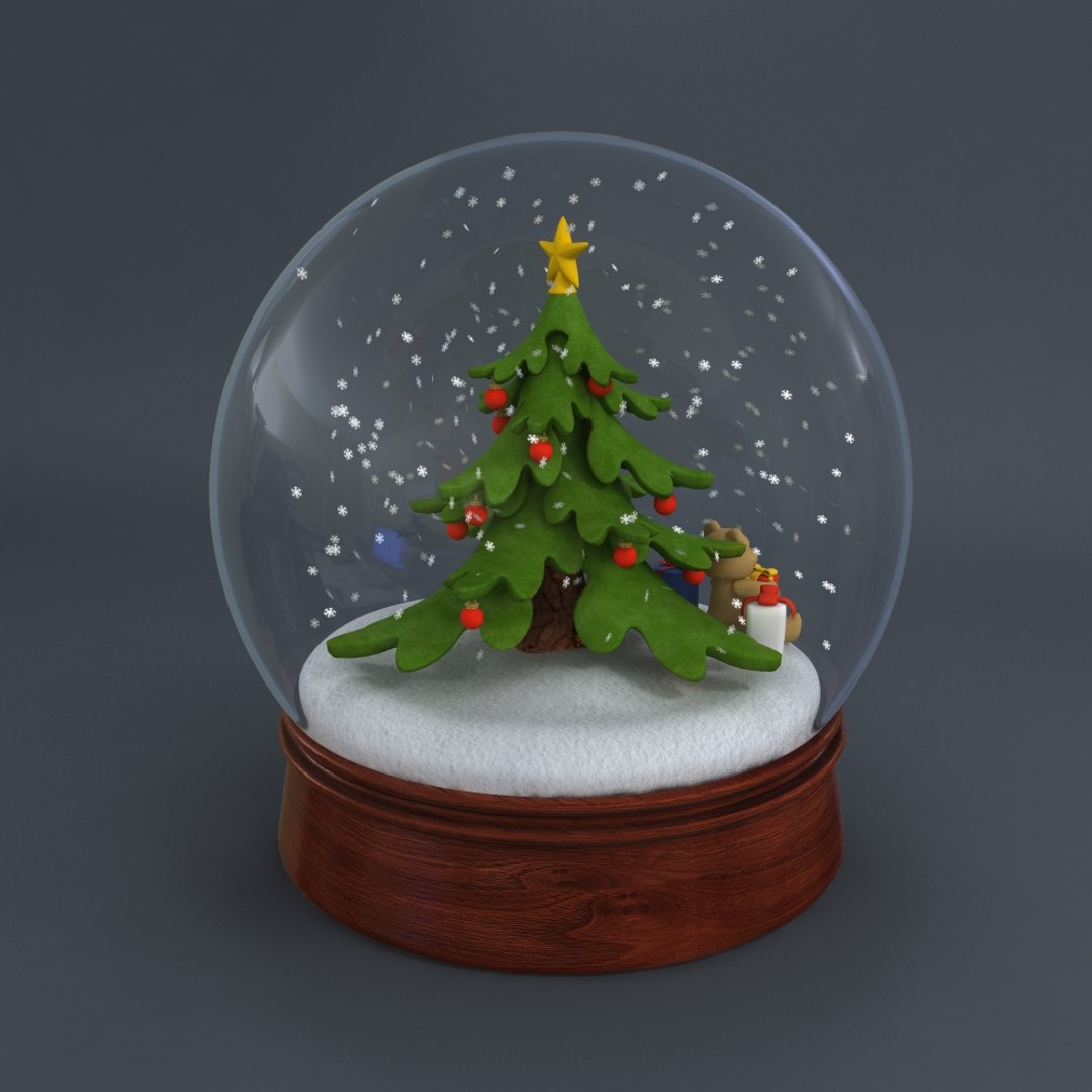 Snowglobe Snow Globe 3d Max