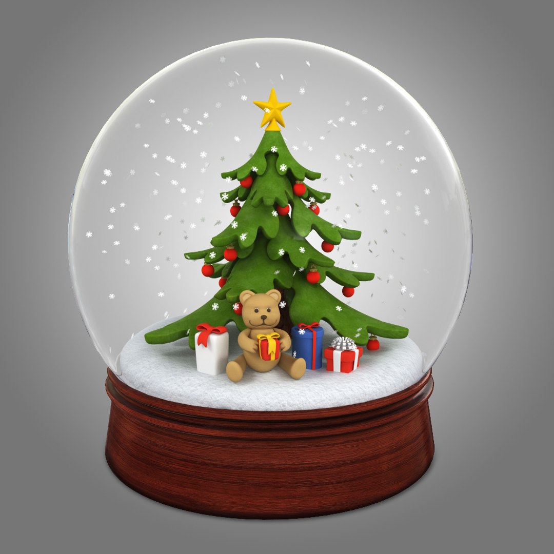 Snowglobe Snow Globe 3d Max