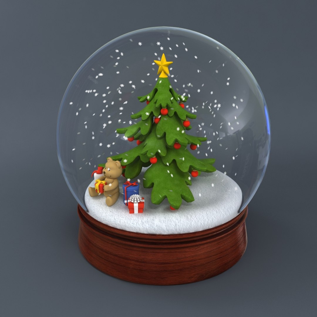 Snowglobe Snow Globe 3d Max