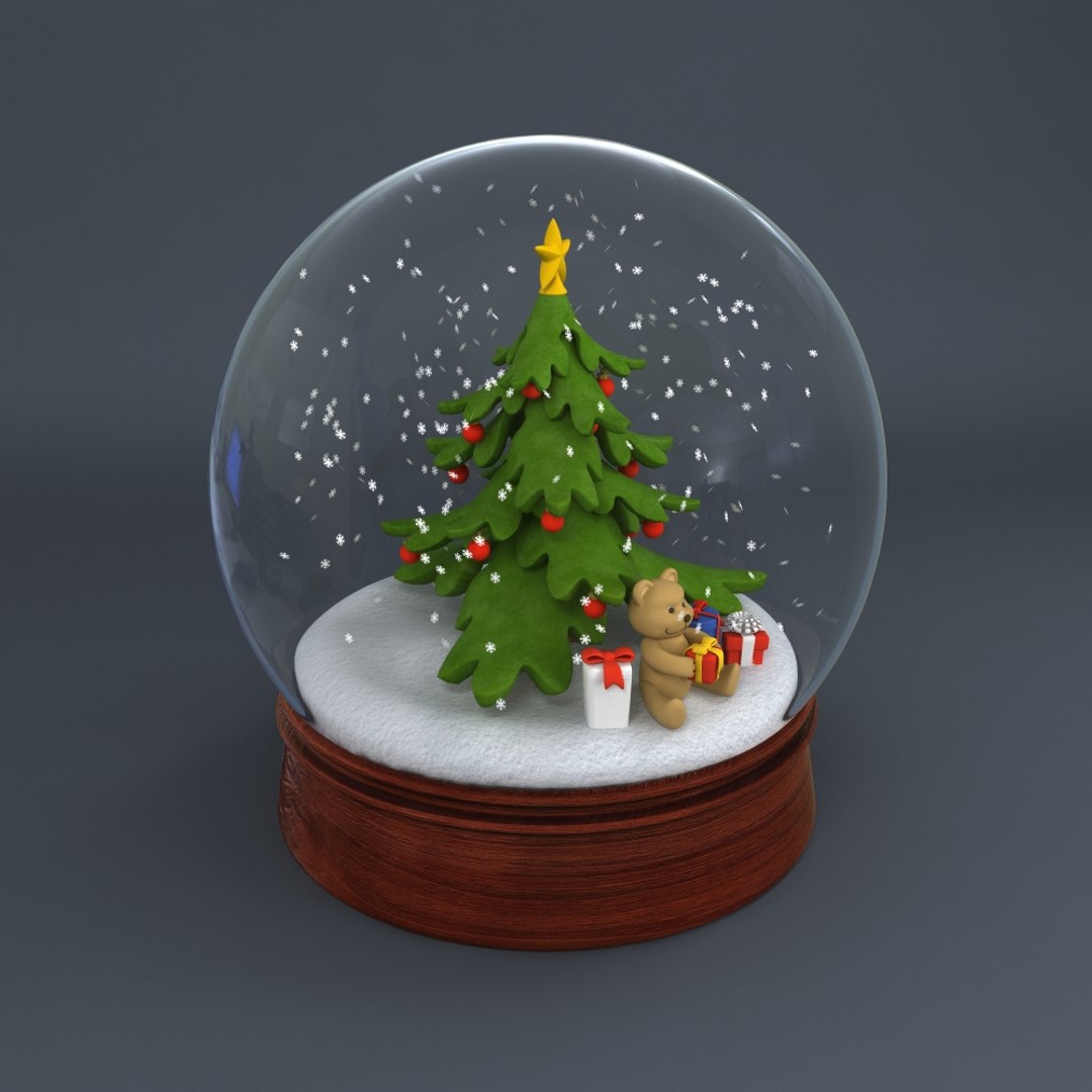 Snowglobe Snow Globe 3d Max