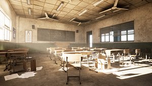 3D Abandoned School