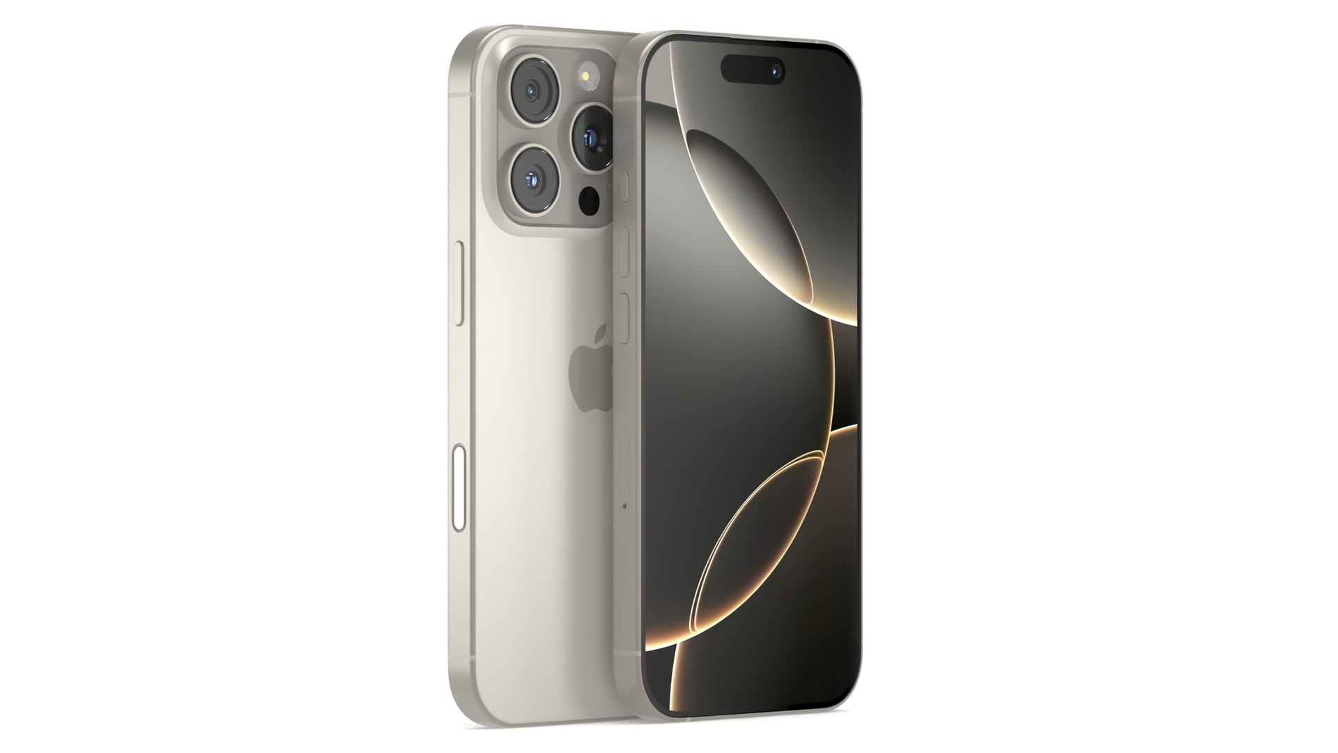 3D Apple IPhone 16 Pro Nature Titanium - TurboSquid 2292658