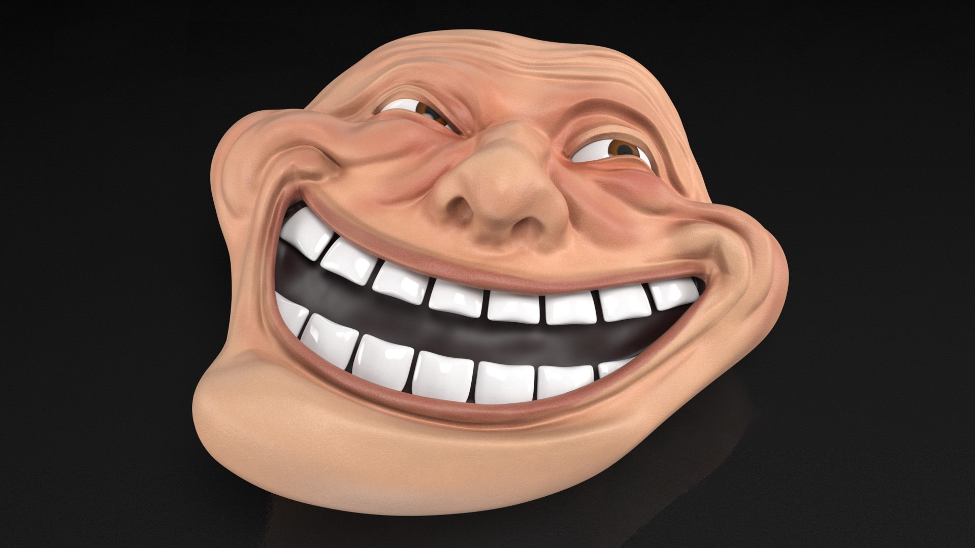 3D Trollface Human - TurboSquid 1832853