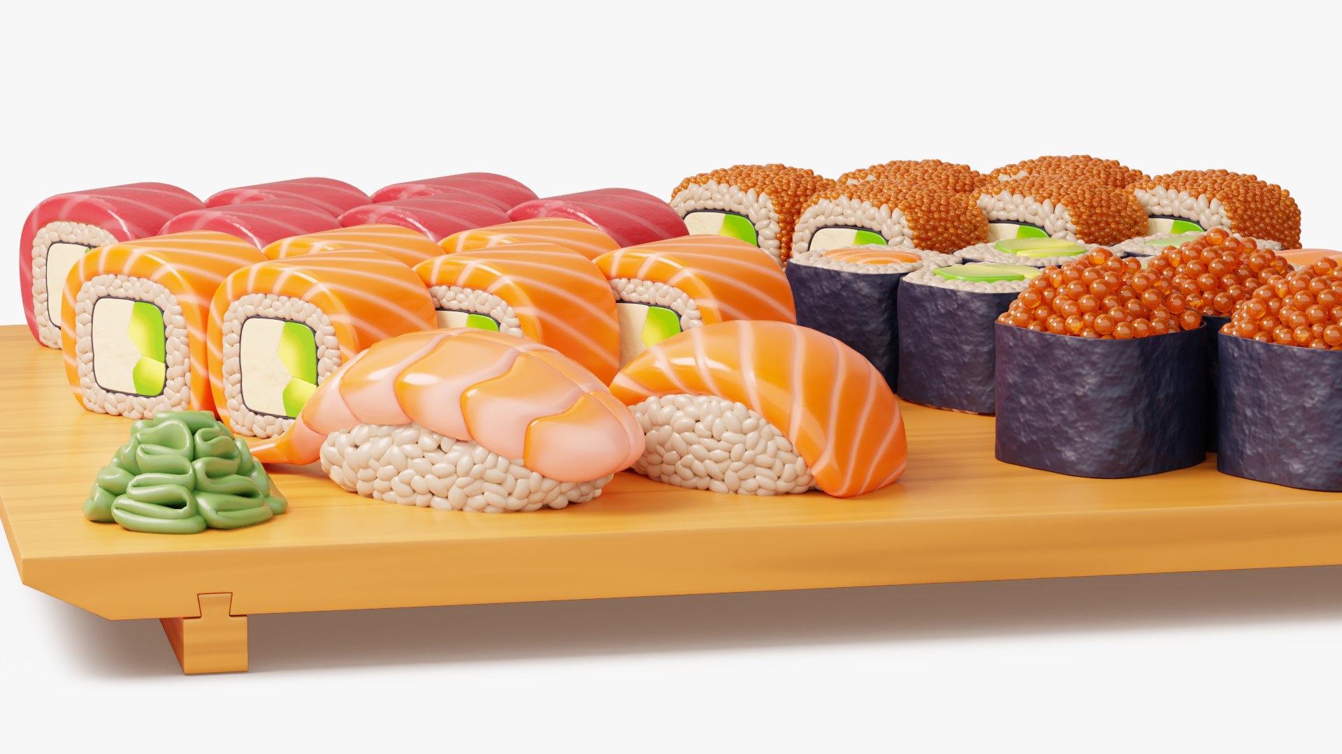 Assorted Sushi Collection 3D model https://p.turbosquid.com/ts-thumb/Je/382615/A2/sushi_board_6/jpg/1771952085/1920x1080/fit_q87/70f9771372be15e40e9713db01dee5d1cfa7dcb3/sushi_board_6.jpg