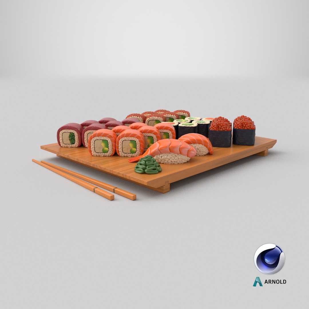 Assorted Sushi Collection 3D model https://p.turbosquid.com/ts-thumb/Je/382615/sr/stemcell_cinema_4d_arnold_render/png/1772227607/1920x1080/fit_q87/47966a91128dc05816e1253dd3bd818289a200ec/stemcell_cinema_4d_arnold_render.jpg