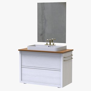 3D Washbasin Cabinet model