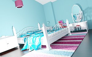 3D master bed room