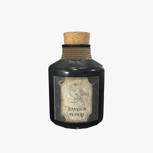 Medieval Bottle 03 V5 3D model