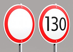 Speed Limit Sign 03