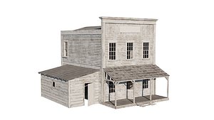3D Western House wst01 model
