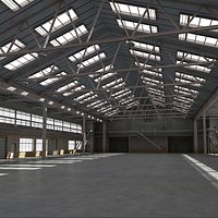 Warehouse Interior And Exterior