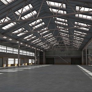 Warehouse Interior And Exterior
